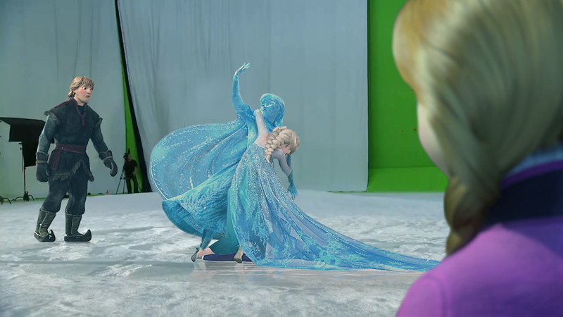If Frozen cartoon was a movie