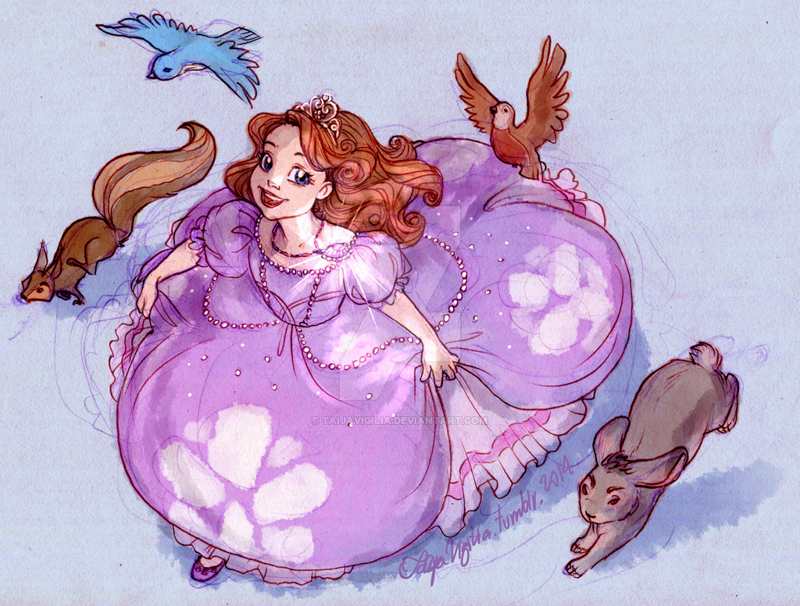Beautiful fanart of Sofia the First - YouLoveIt.com
