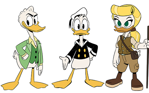 First Look: New faces of new DuckTales characters
