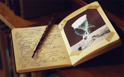 Harry Potter cinemagraphs: Magical notebooks