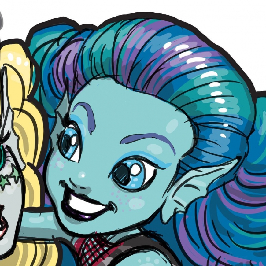 Lagoona's Blue and little sister