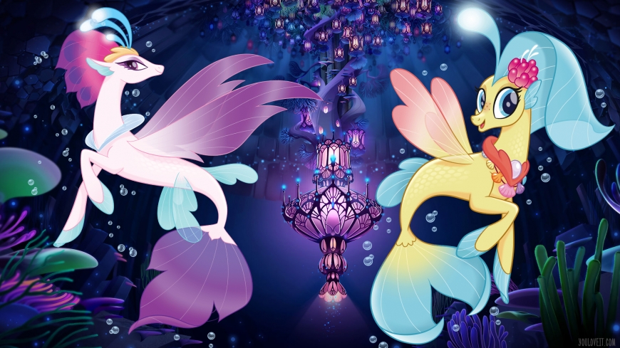 My Little Pony The Movie wallpaper Queen Novo and Skystar