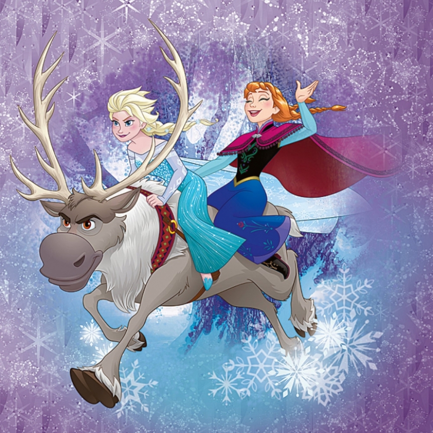 Frozen new funny picture with Elsa and Anna on Swen