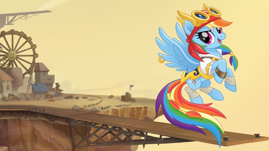 My Little Pony The Movie wallpaper pirate Rainbow Dash