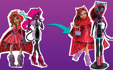 Monster High dolls from Concept art to Final Product