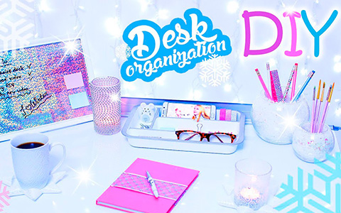 6 DIY for Winter Style Desk Decorations and Organizers