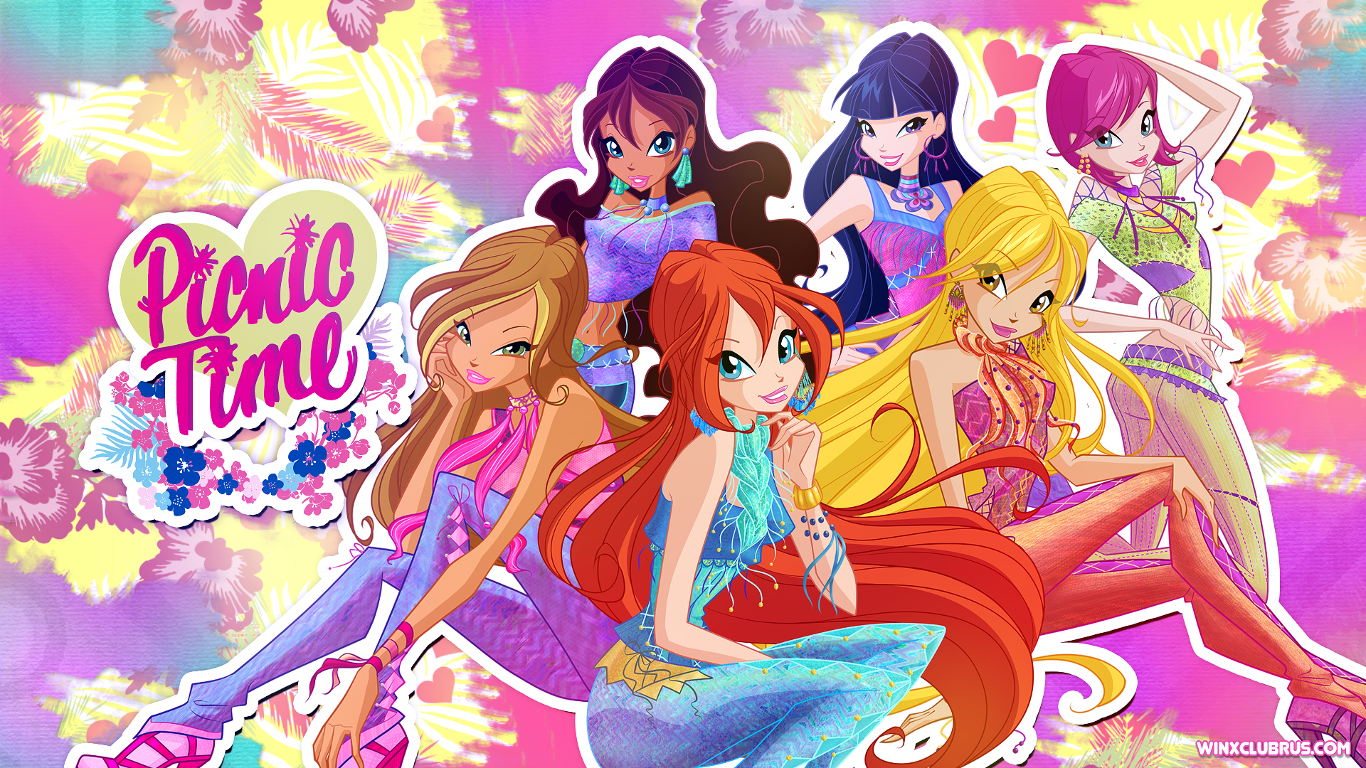 Winx Club New Bright And Colorful Wallpapers With Lots Of