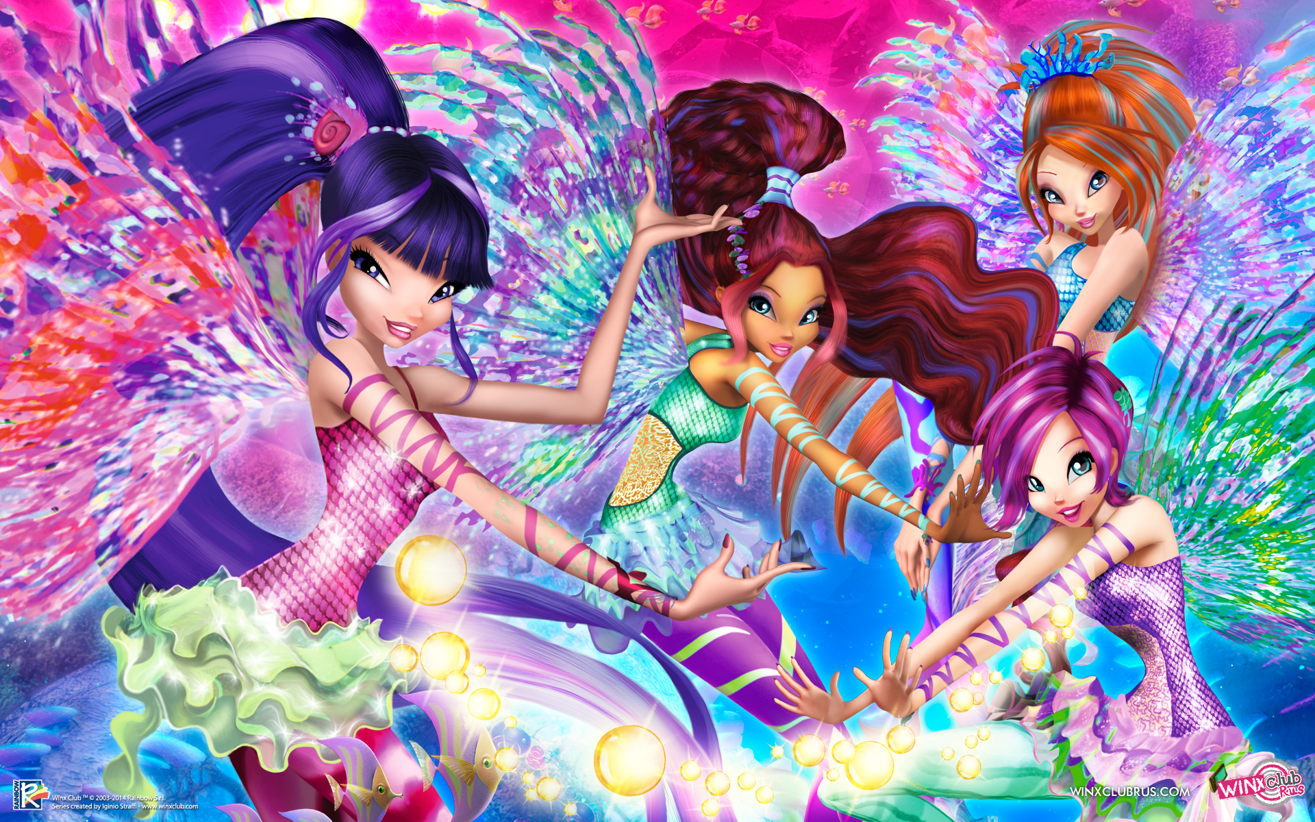 Winx Club New Bright And Colorful Wallpapers With Lots Of Transformations And Styles Youloveit Com
