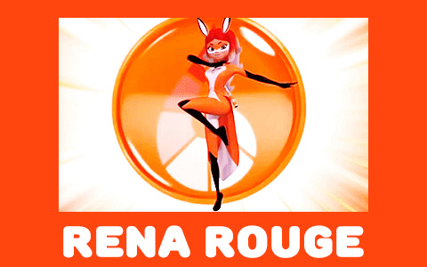 Miraculous Ladybug season 2: Rena Rouge - Red Fox transformation in gifs
