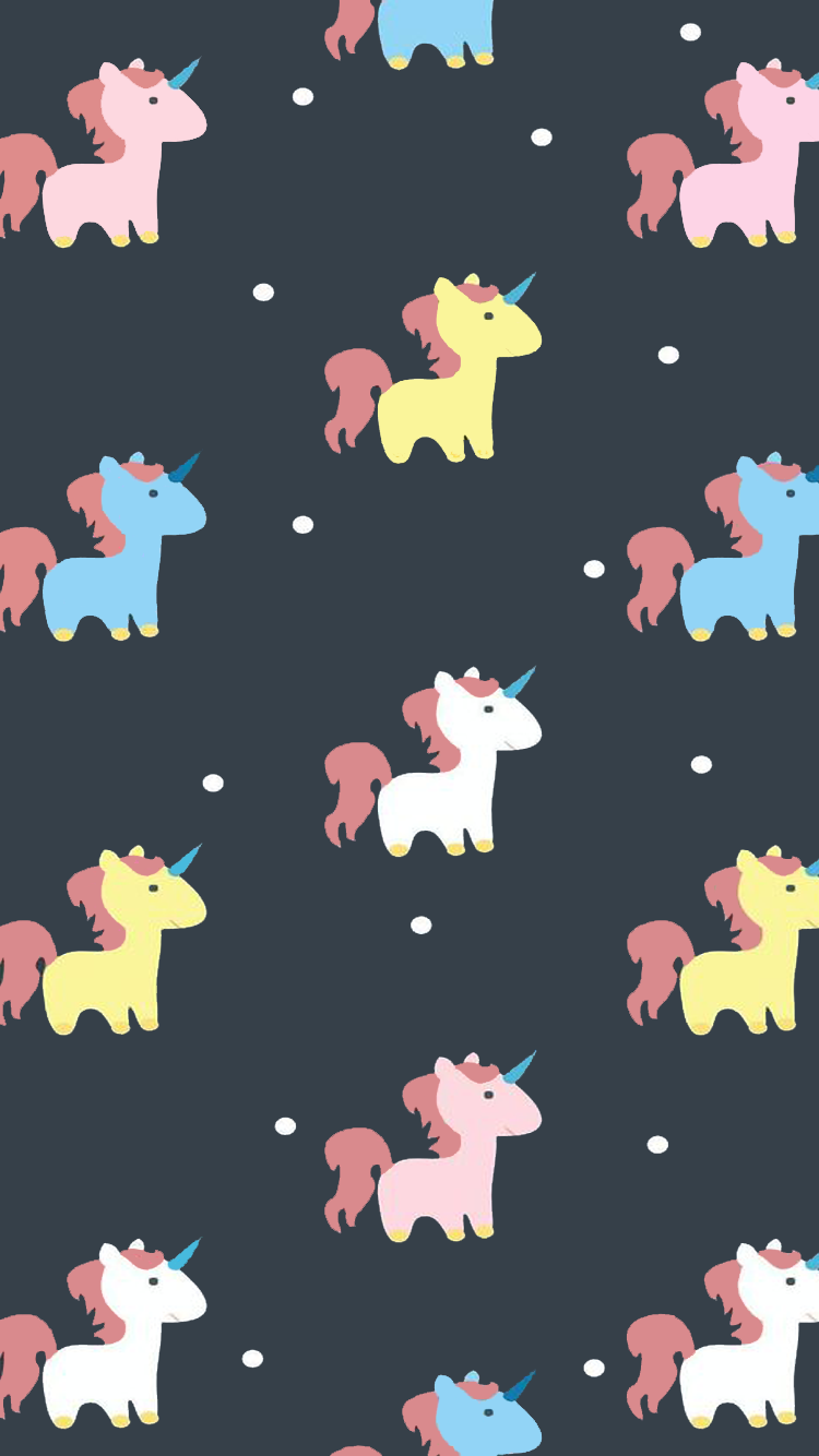 Cute unicorn phone wallpapers