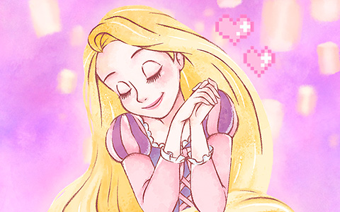 Sweet and romantic phone wallpapers with Disney Princess and Disney characters