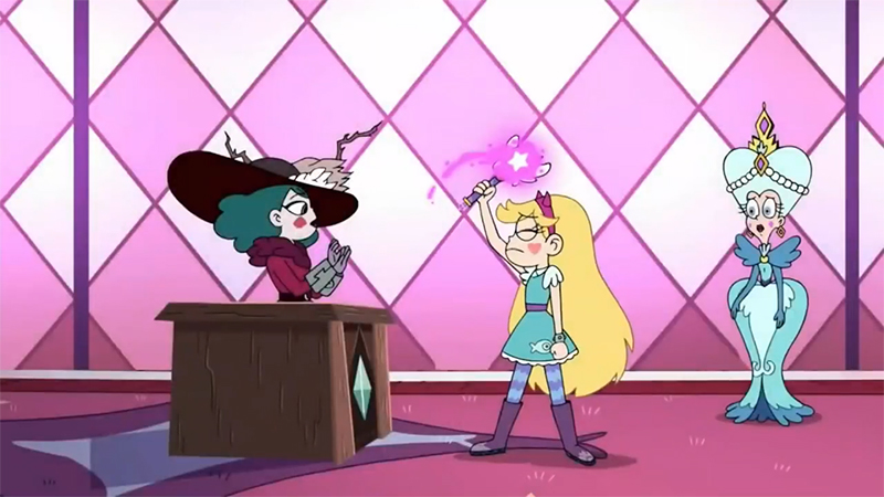 Star frees Eclipsa from the handcuffs