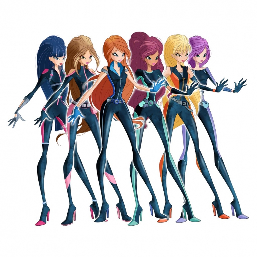 World of Winx fashion - spies outfits