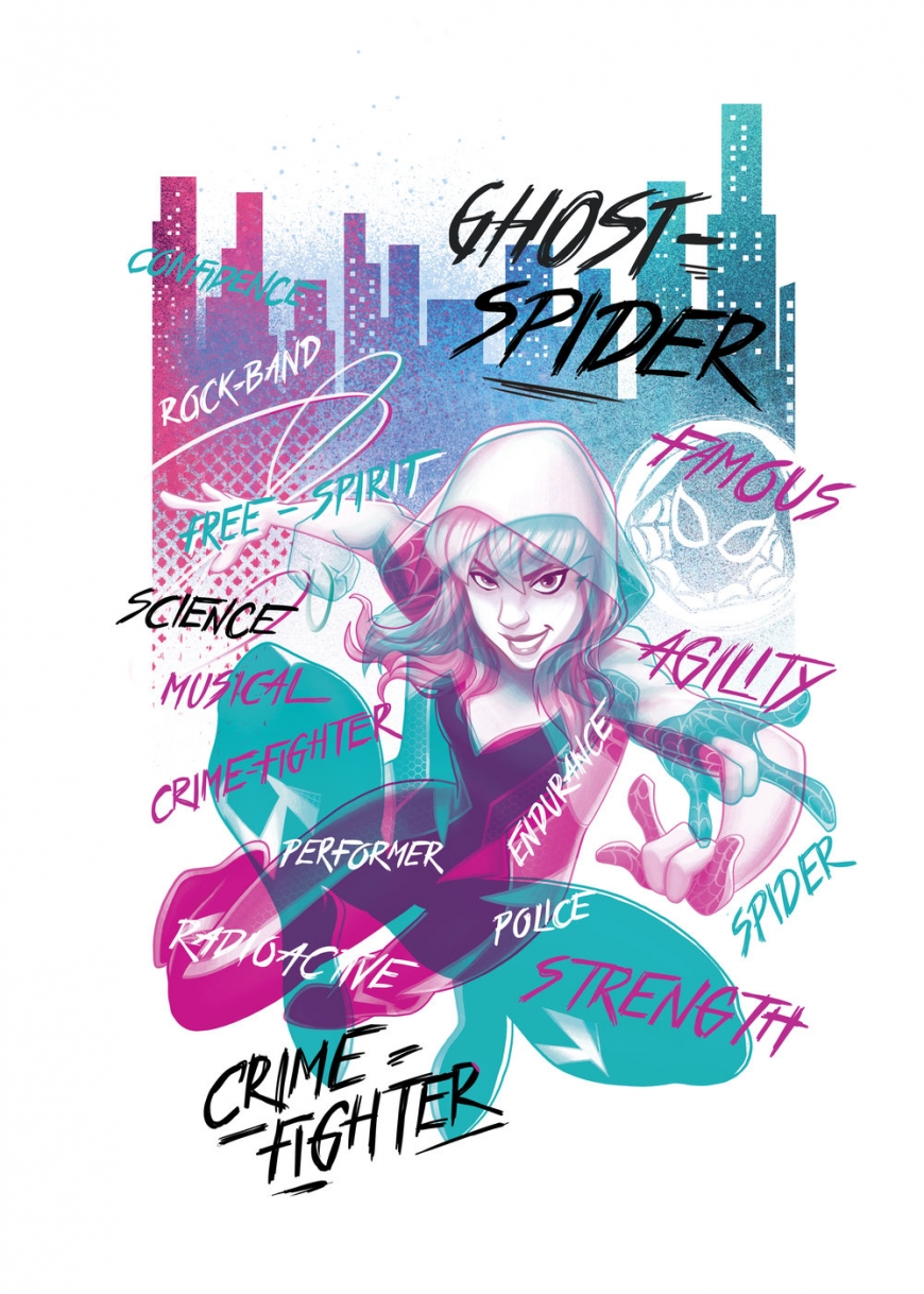 Marvel Rising: Secret Warriors Ghost-Spider official art