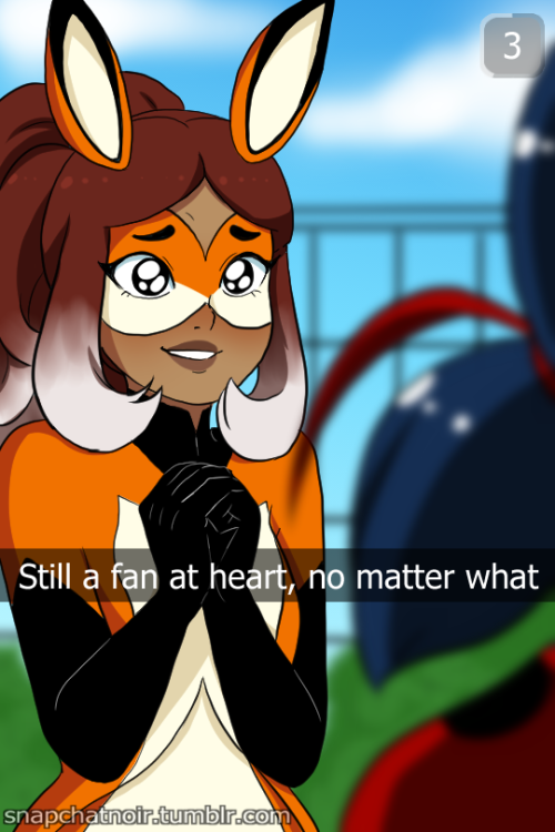 Rena Rouge fan girling Ladybug