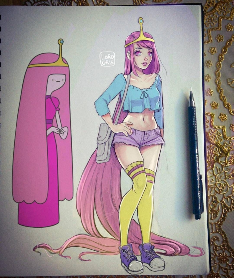 Adventure Time heroines in real life