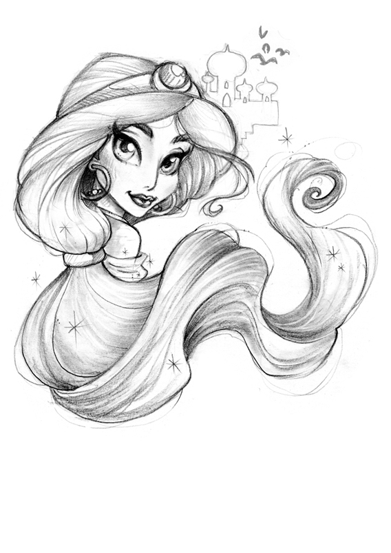 Incredibly beautiful Disney Princesses art of Darko Dordevic