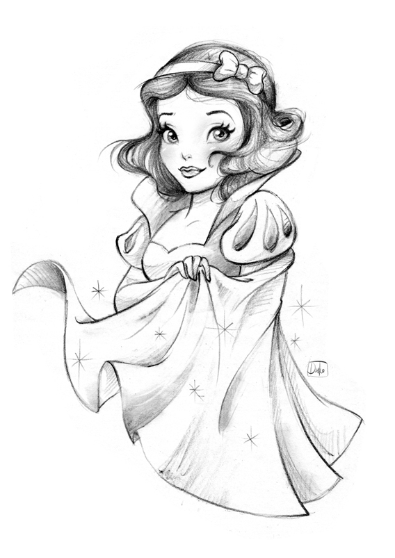 Incredibly beautiful Disney Princesses art of Darko Dordevic