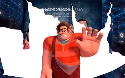 You never believe a lyrics video can get this creative﻿ - Imagine Dragons  "Zero" from "Ralph Breaks The Internet"