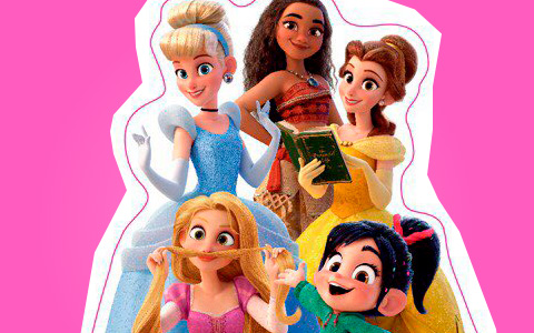 New pictures with Disney Princess from Ralph Breaks the Internet