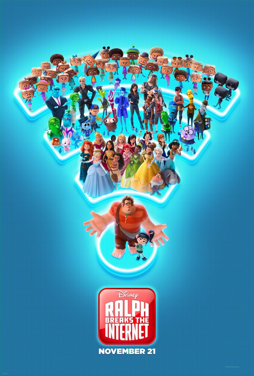Ralph Breaks the Internet big poster with princess
