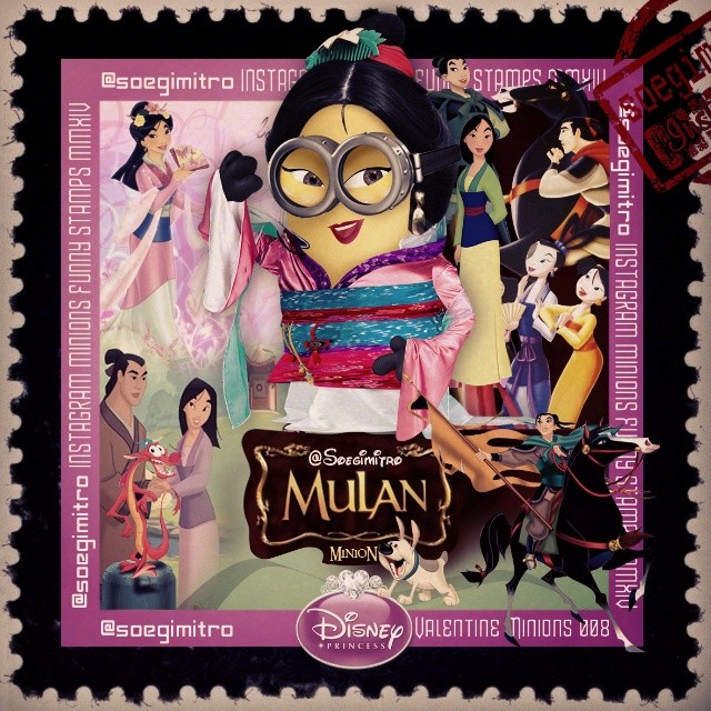 Artist replaced the Disney Princesses with Minions
