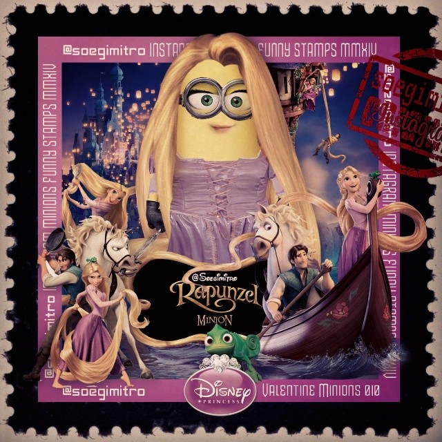 Artist replaced the Disney Princesses with Minions