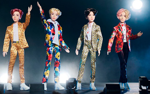 Mattel showed the world first BTS dolls