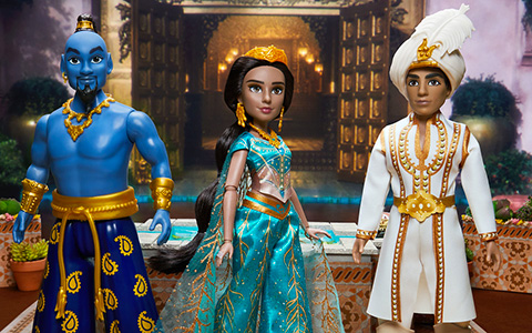 Disney Aladdin movie dolls from Hasbro - Agrabah Collection set