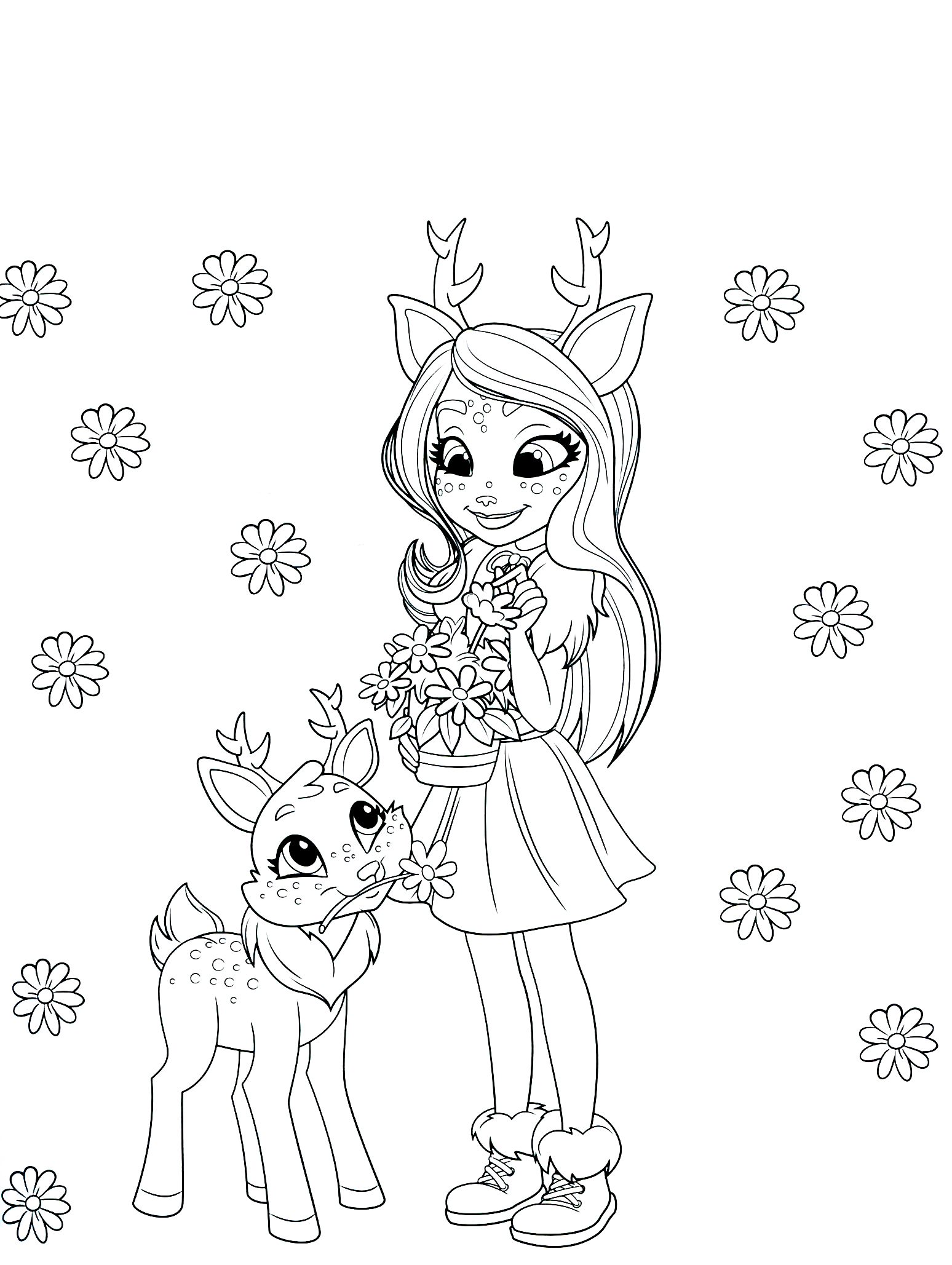 Enchantimals New Coloring Pages Youloveit Com