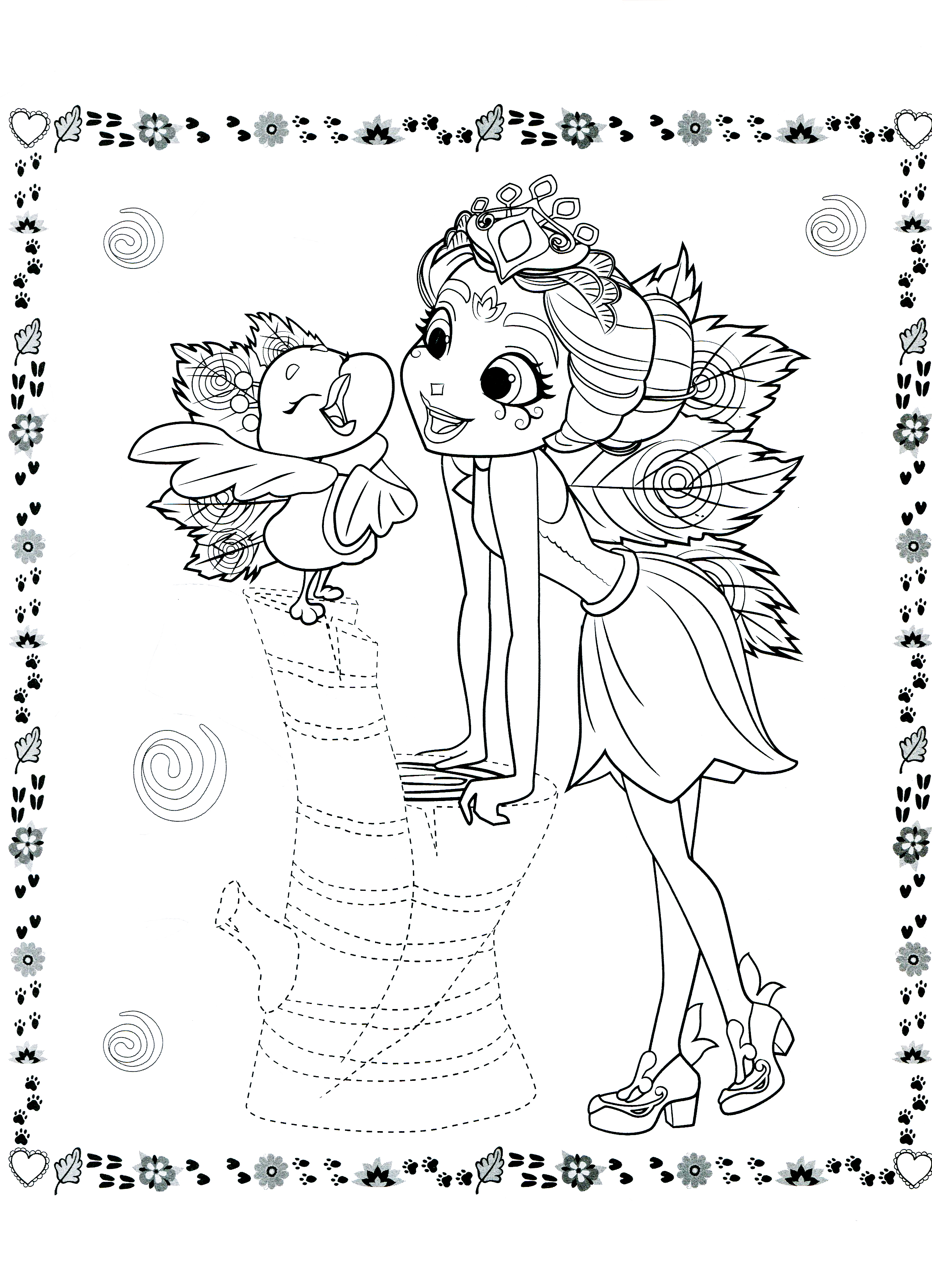 Enchantimals New Coloring Pages Youloveit Com
