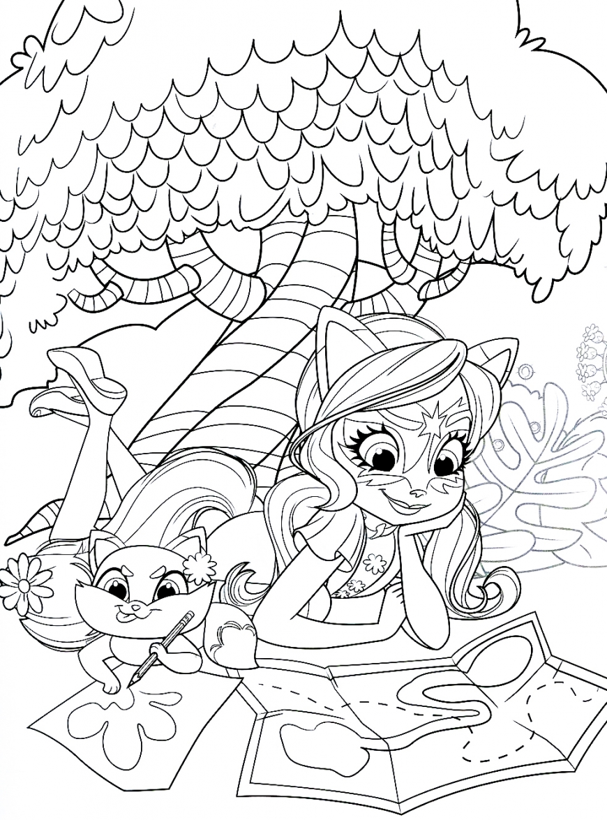 Enchantimals new free printable coloring pages