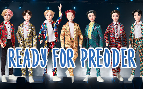 Mattel BTS dolls are out for preorder!