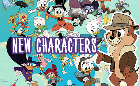 Chip ‘n Dale Rescue Rangers, TaleSpin, Daisy Duck and Goofy in new DuckTales season 2 and 3 series!