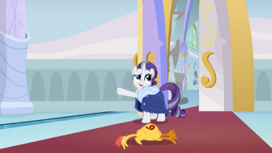 Grown-up older pony Rarity from season 9 finale 26 episode