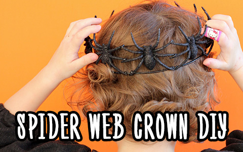 Halloween ideas 2019: DIY Spider Crown