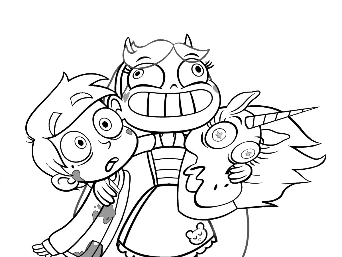 Star Vs The Forces Of Evil Coloring Pages Youloveit Com