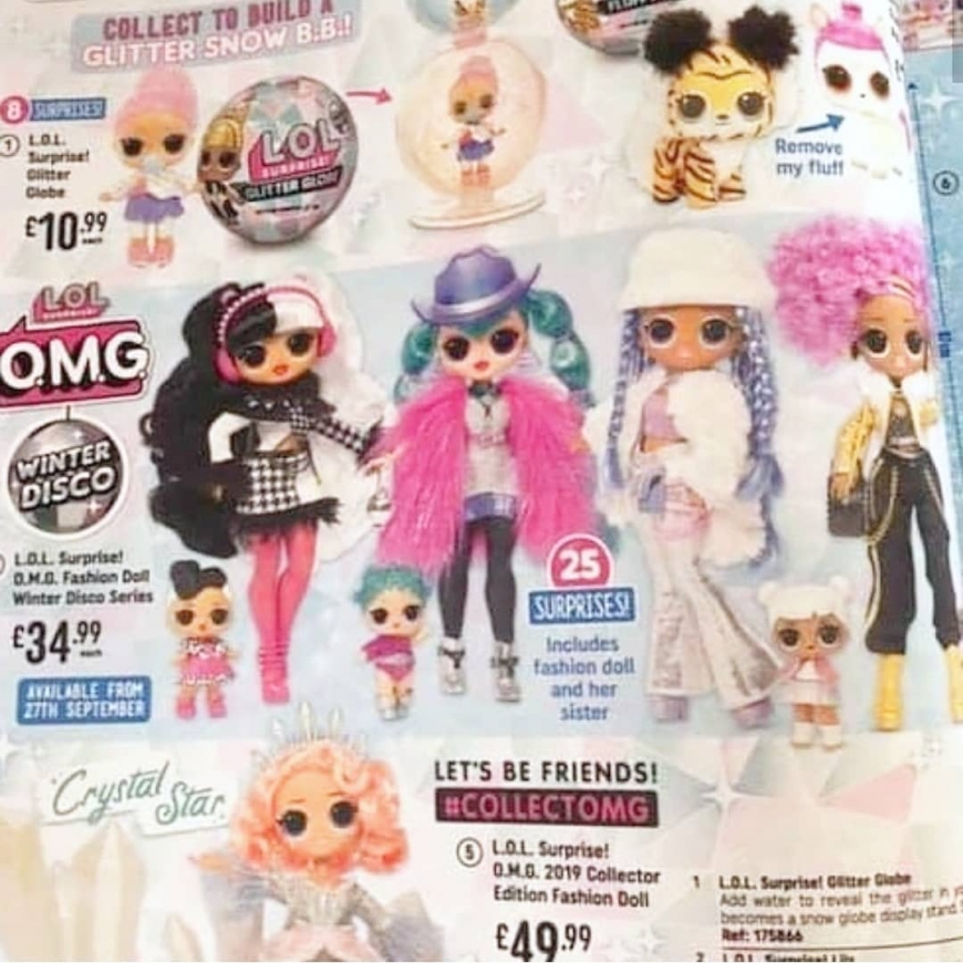 First image of 4 new LOL OMG Winter Disco dolls with sisters
