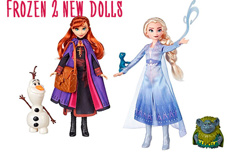 Lots of new Frozen 2 dolls from Hasbro
