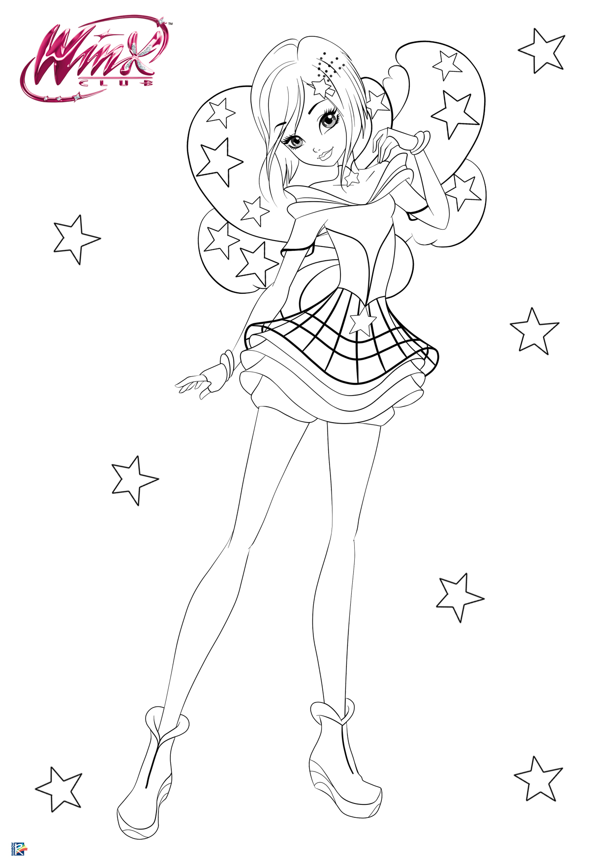 Winx Club Season 8 Coloring Pages With Cosmix Transformation