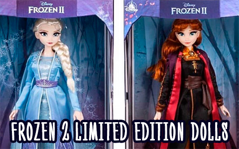 Elsa and Anna Frozen 2 Limited Edition dolls from Disney