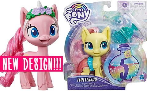 New Brushable My Little Pony toys with new design - Potion Dress Up. Is it G5 or 2020 CGI movie design?