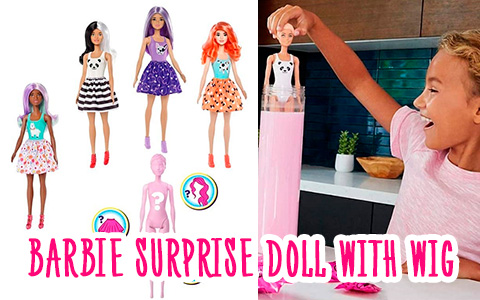 Barbie Color Reveal - new surprise doll with wig for 2020