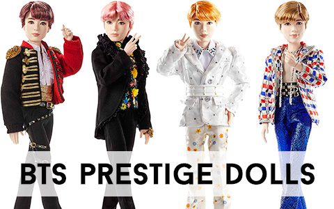 Mattel releases new collector BTS Prestige dolls