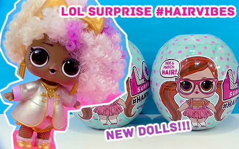 New LOL Surprise HairVibes already released, you can get them now!