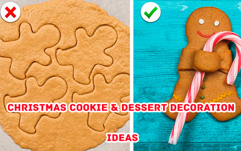Easy Christmas Cookie & Dessert decoration ideas