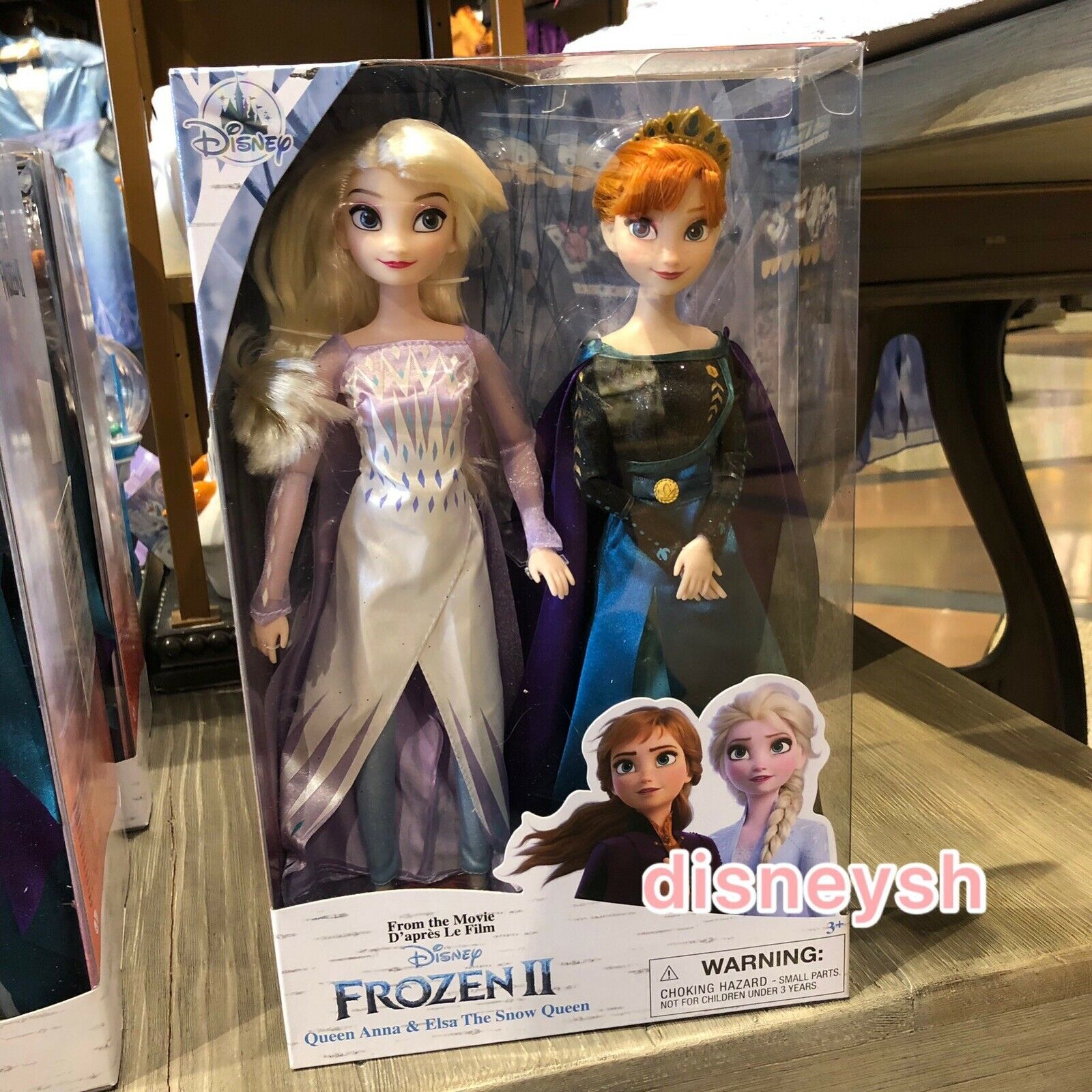 anna and elsa dolls disney store