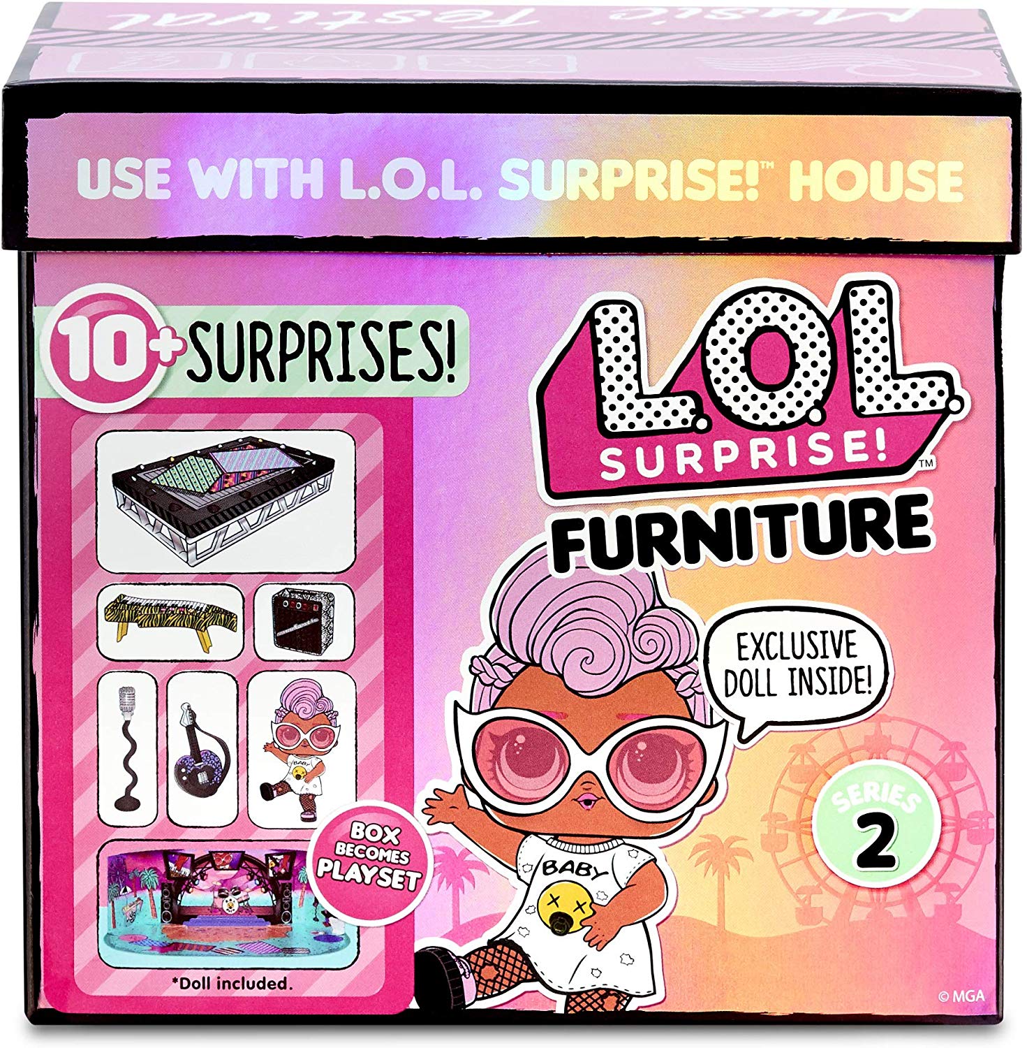 LOL SURPRISE Furniture *INDEPENDENT QUEEN* Doll *BACKSTAGE* L.O.L Series 2 New