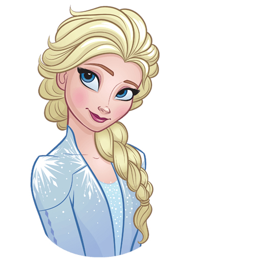 Frozen 2 new images with Elsa and Anna stickers