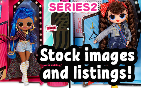 LOL OMG Series 2 fashion dolls stock HD images - Busy B.B., Candylicious, Miss Independent, Alt Grrrl. They are finally listed online, you can get them now